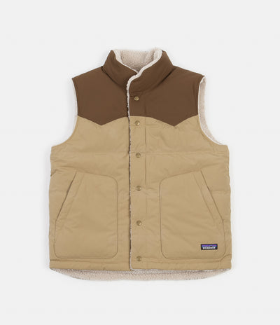 Patagonia Reversible Bivy Down Vest - Classic Tan