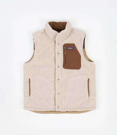 Patagonia Reversible Bivy Down Vest - Classic Tan