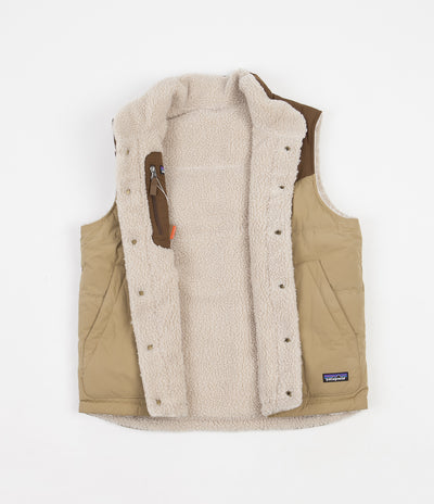 Patagonia Reversible Bivy Down Vest - Classic Tan