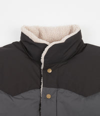 Patagonia Reversible Bivy Down Vest Forge Grey Flatspot