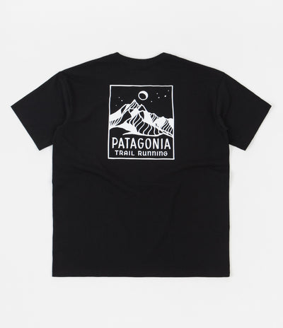 Patagonia Ridgeline Runner Responsibili-Tee T-Shirt - Black | Flatspot