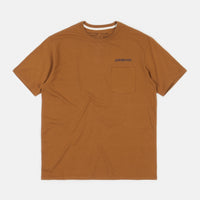 Patagonia Road To Regenerative Pocket T-Shirt - Earthworm Brown thumbnail