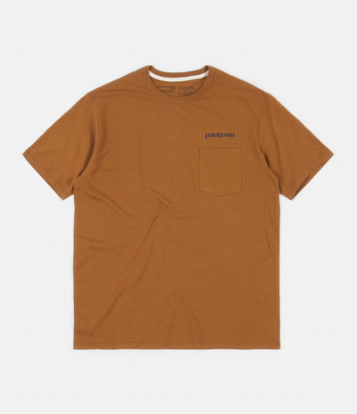 Patagonia Road To Regenerative Pocket T-Shirt - Earthworm Brown