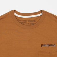 Patagonia Road To Regenerative Pocket T-Shirt - Earthworm Brown thumbnail