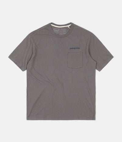Patagonia Road To Regenerative Pocket T-Shirt - Noble Grey