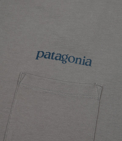 Patagonia Road To Regenerative Pocket T-Shirt - Noble Grey