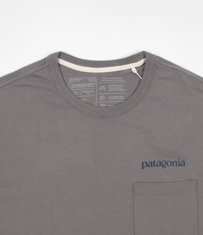Patagonia Road To Regenerative Pocket T-Shirt - Noble Grey