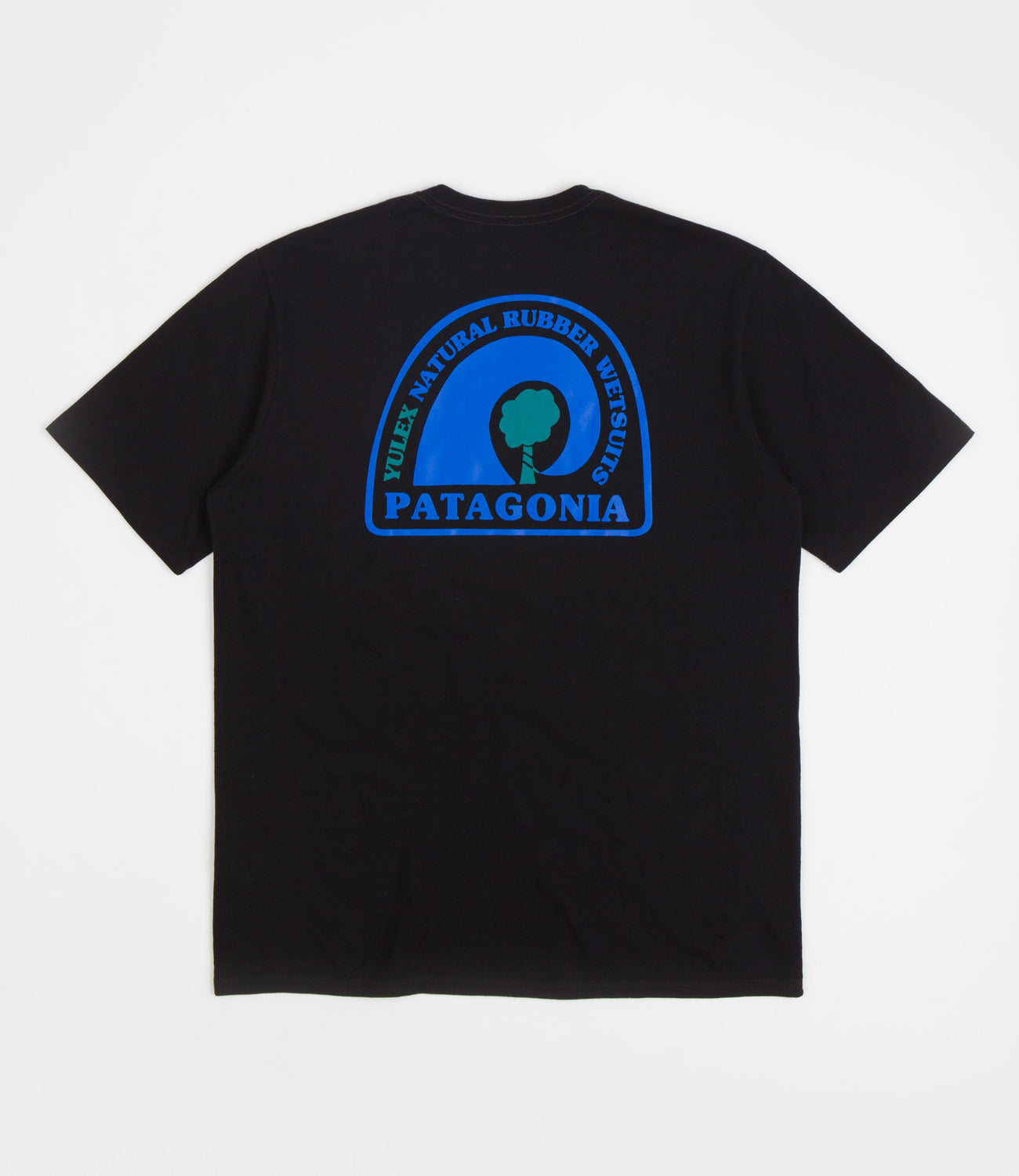 最安 Patagonia Rubber Tree Mark Responsibili-Tee T-Shirt - Black 半袖Tシャツ
