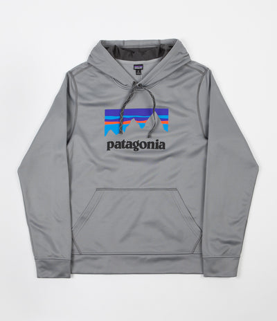 Patagonia Shop Sticker Hoodie - Feather Grey