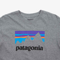 Patagonia Shop Sticker Long Sleeve T-Shirt - Gravel Heather thumbnail