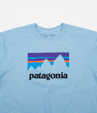 Patagonia Shop Sticker Responsibili-Tee T-Shirt - Break Up Blue