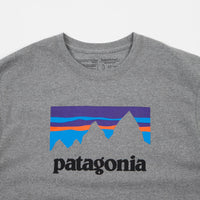 Patagonia Shop Sticker Responsibili-Tee T-Shirt - Gravel Heather thumbnail
