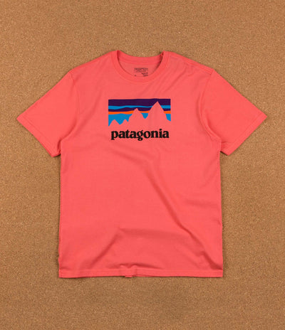 Patagonia Shop Sticker T-Shirt - Spiced Coral