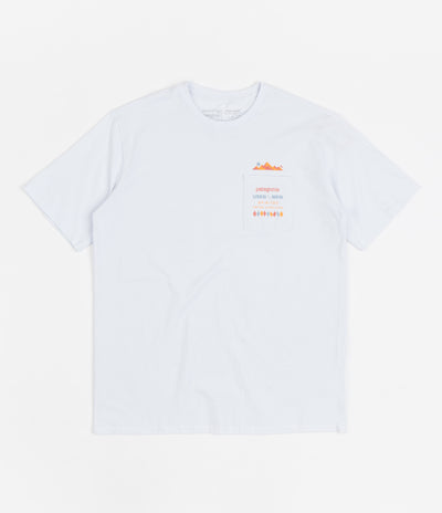 Patagonia Spirited Seasons Pocket Responsibili-Tee T-Shirt - White