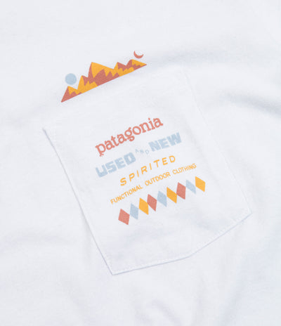 Patagonia Spirited Seasons Pocket Responsibili-Tee T-Shirt - White