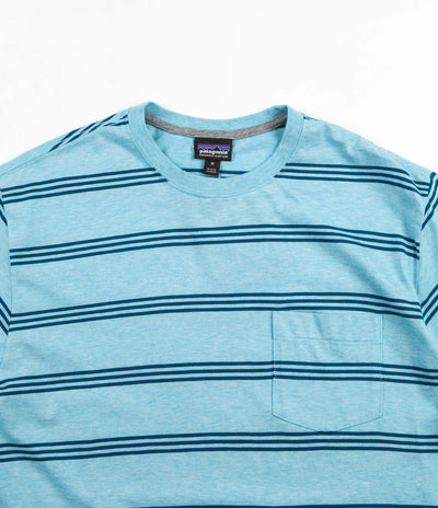Patagonia Squeaky Clean Pocket T-Shirt - Branch Creek / Blue