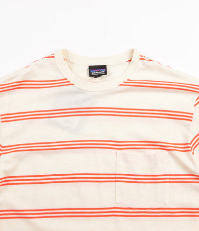 Patagonia Squeaky Clean Pocket T-Shirt - Branch Creek / Toasted White