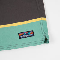Patagonia Stretch Wavefarer 16" Volley Shorts - Bottom Leg Stripe: Forge Grey thumbnail