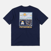 Patagonia Summit Road Organic T-Shirt - Classic Navy thumbnail