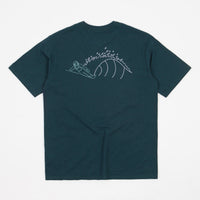 Patagonia Surf Snow Responsibili-Tee T-Shirt - Dark Borealis Green thumbnail