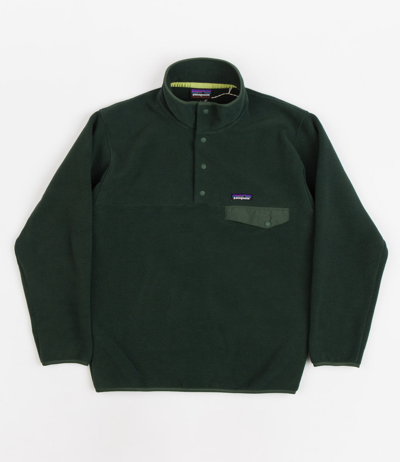 Patagonia Synchilla Snap T Pullover Fleece Northern Green Flatspot