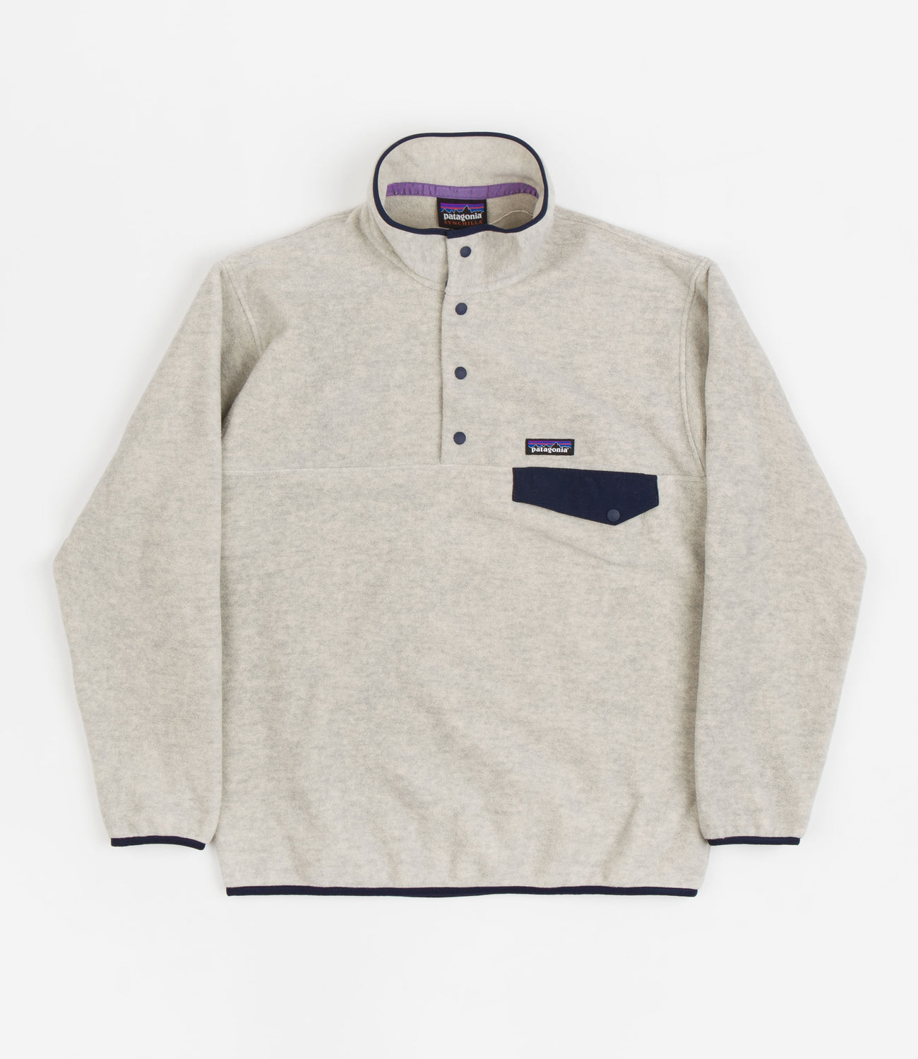 Patagonia oatmeal heather synchilla top