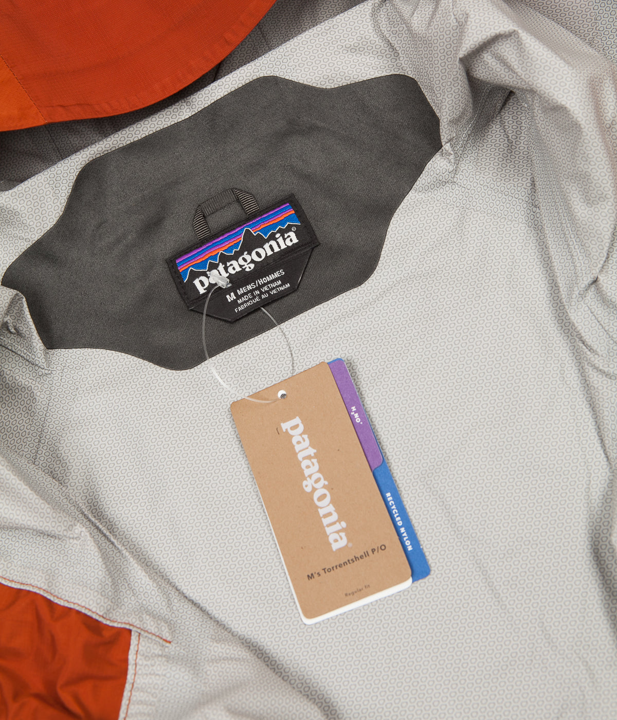 Patagonia Torrentshell Pullover Jacket Copper Ore Flatspot