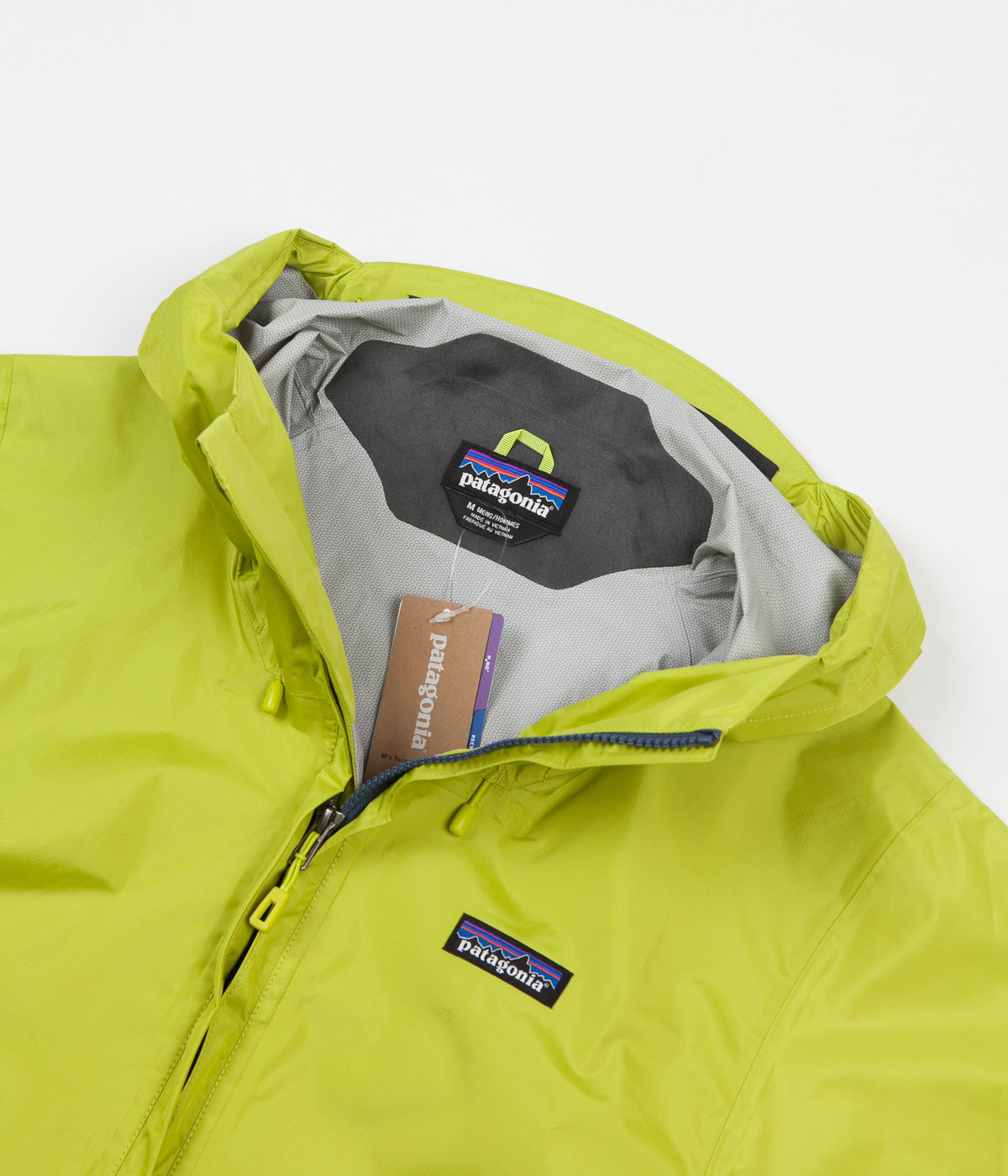 Lime green patagonia 2025 jacket