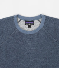 Patagonia Trail Harbor Crewneck Sweatshirt Long Plains Pigeon Blue Flatspot
