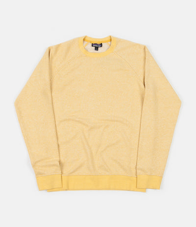 Patagonia Trail Harbor Crewneck Sweatshirt - Long Plains: Surfboard Yellow / Resin Yellow