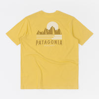 Patagonia Tube View Organic T-Shirt - Mountain Yellow thumbnail