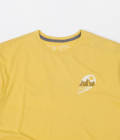 Patagonia Tube View Organic T-Shirt - Mountain Yellow