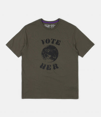 Patagonia Vote Her Organic T-Shirt - Basin Green