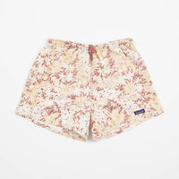 Patagonia Womens Baggies 5" Shorts in Canyon Hike Big: Rosehip thumbnail