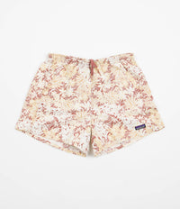 Patagonia Womens Baggies 5" Shorts in Canyon Hike Big: Rosehip