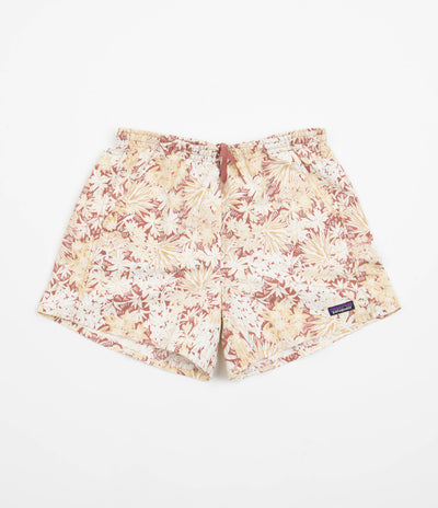 Patagonia Womens Baggies 5" Shorts in Canyon Hike Big: Rosehip