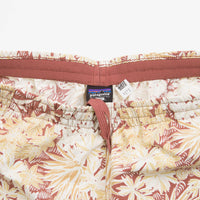 Patagonia Womens Baggies 5" Shorts in Canyon Hike Big: Rosehip thumbnail