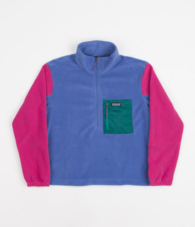 Patagonia Womens Microdini 1/2 Zip Fleece - Float Blue