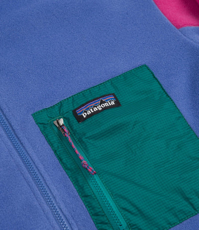 Patagonia Womens Microdini 1/2 Zip Fleece - Float Blue