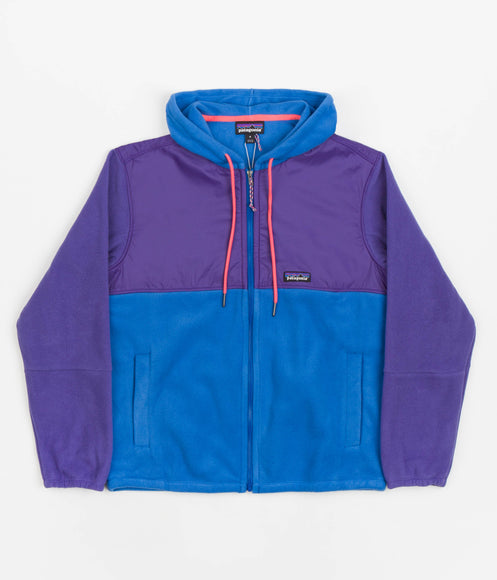Patagonia Womens Microdini Hoodie - Bayou Blue