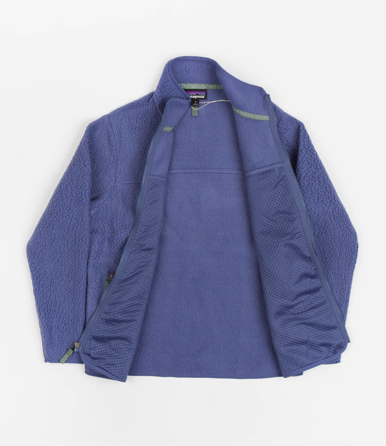 Patagonia retro pile fleece jacket sediment hotsell