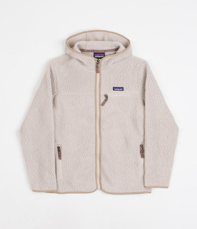 Patagonia Womens Retro Pile Hooded Fleece - Shroom Taupe
