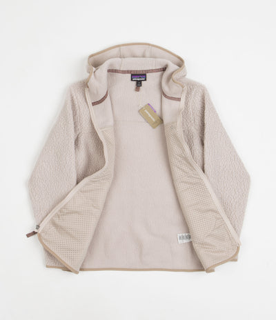 Patagonia Womens Retro Pile Hooded Fleece - Shroom Taupe