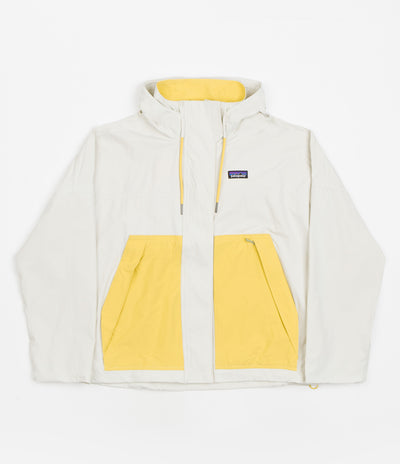 Patagonia Womens Skysail Jacket - Dyno White / Surfboard Yellow