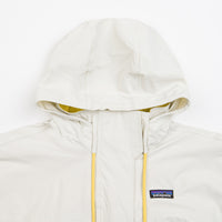 Patagonia Womens Skysail Jacket - Dyno White / Surfboard Yellow thumbnail