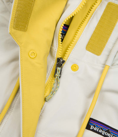 Patagonia Womens Skysail Jacket - Dyno White / Surfboard Yellow