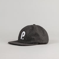 Paterson Brushed Wool Club Cap - Charcoal thumbnail