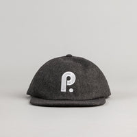 Paterson Brushed Wool Club Cap - Charcoal thumbnail