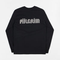 Piilgrim Structure Long Sleeve T-Shirt - Black / Green thumbnail