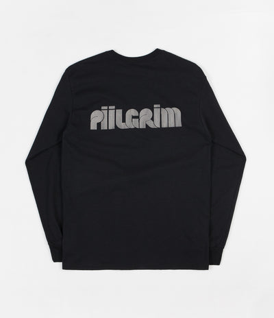 Piilgrim Structure Long Sleeve T-Shirt - Black / Green